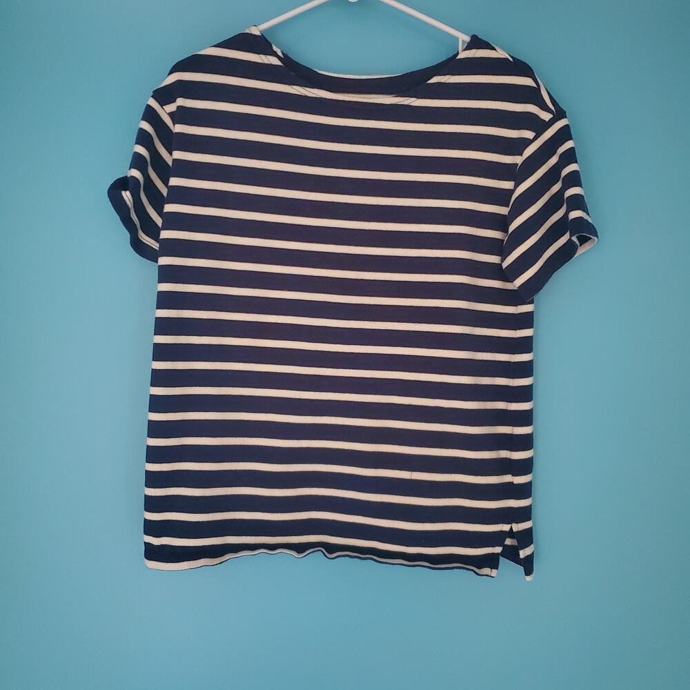 Old Navy Top Size Small Striped Short Sleeve Knit